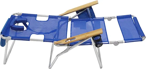 Vista 8 de Ostrich The Altitude 3N1 - Sillón reclinable ligero, azul, paquete de 2