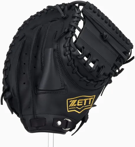 Vista 9 de Zett BSFB56923A Soft Baseball and Soft Catcher/First Mitt, for Right Throw/Left Throw, Black, 2023