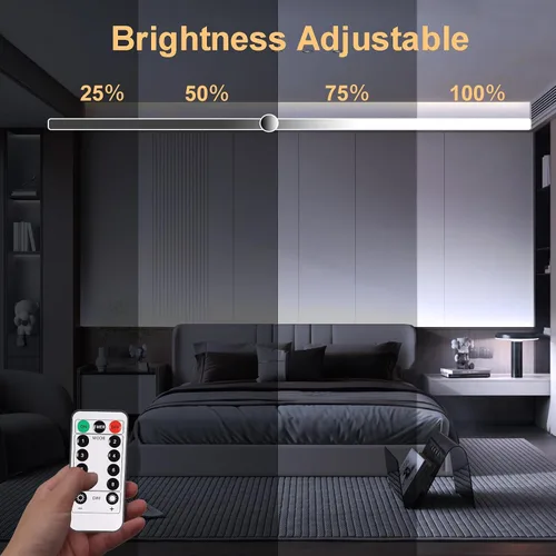 Vista 3 de echosari 2 piezas de tiras de luces que funcionan con pilas, 9.8 pies 90 luces LED autoadhesivas con control remoto y temporizador, tira de luz