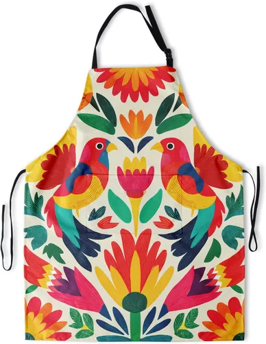 Vista 52 de Delantal con bolsillos, delantales para mujeres y hombres, delantal de cocina para cocinar, jardinería, servidor, camarera, pintura