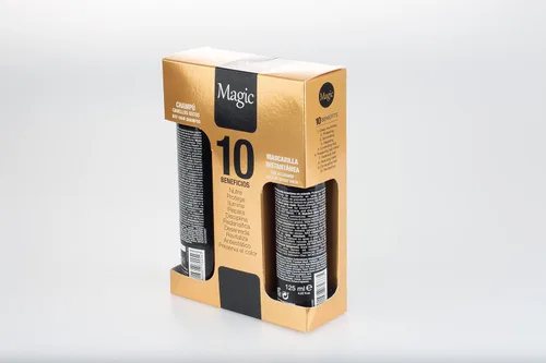 Vista 5 de Tahe Magic Pack - Champú para cabello seco 10.1 fl oz y mascarilla instantánea 4.2 fl oz - Para el cuidado del cabello seco