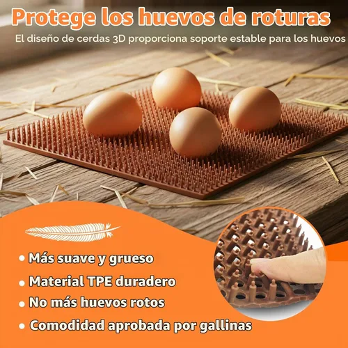 Vista 2 de INNOLAND Paquete de 6 almohadillas de anidación de pollo, almohadillas