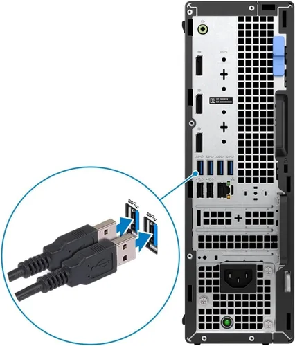 Vista 2 de Dell Computadora de sobremesa OptiPlex 7000 Intel Core i7 de 12ª generación i7-12700 Dodeca-core (12 núcleos) 2.10 GHz - 16 GB RAM DDR4 SDRAM - 256