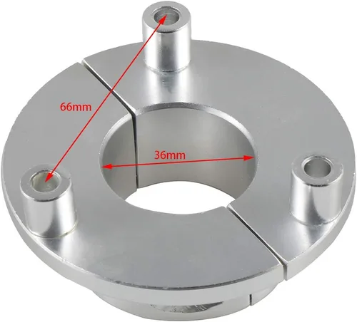 Vista 2 de UAUS Plata 1.417 in Adaptador CNC para 1.5 Pulgadas 66cc 80cc Bicicleta Motorizada Bicicleta