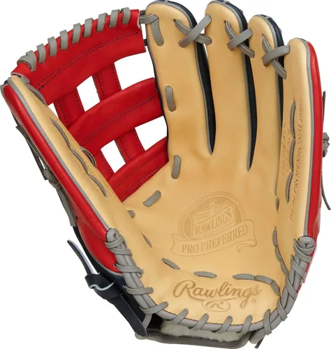 Vista 3 de Rawlings PRO Preferred - Guante de béisbol Tamaño 11.5-12.75 pulgadas Estilo múltiple