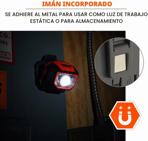 Vista 6 de Ergodyne - 60191 Faro de casco duro, Skullerz 8981, naranja