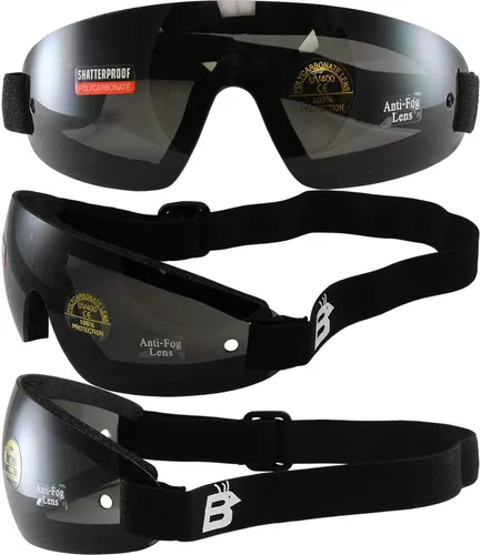 Vista 3 de Birdz Gafas de la serie Wing (transparente, azul, amarillo, lente ahumada, juego de 4)