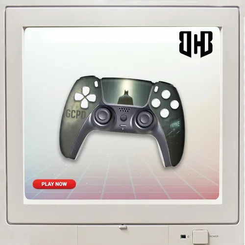 Vista 25 de Battman Custom PS-5 Controller Wireless compatible with Play-Station 5 Console by BCB Controllers Proudly Customized in USA with Permanent