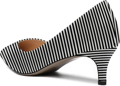 Vista 7 de AMBELIGHT Zapatos de vestir casuales para mujer, con puntera puntiaguda, patente, tacón bajo, zapatos de tacón bajo de 2 pulgadas