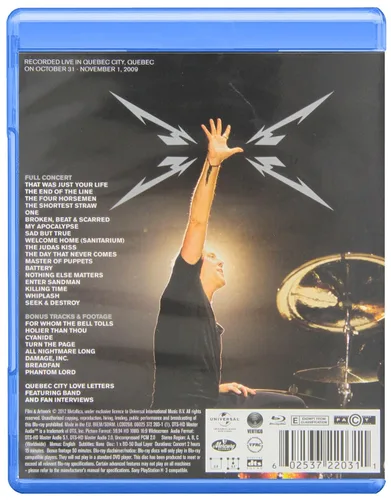 Vista 2 de Metallica Quebec Magnetic Blu-ray