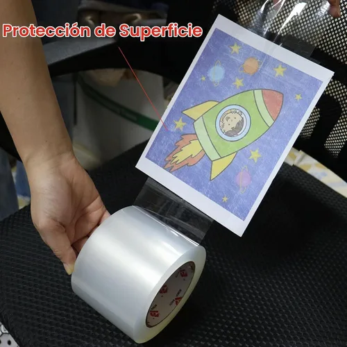 Vista 8 de BOMEI PACK Cinta de embalaje transparente de 3 pulgadas de ancho, 3 pulgadas x 110 yardas (330 pies), repuesto de cinta de envío resistente de grado