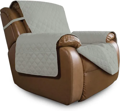 Vista 119 de Easy-Going - Funda reversible para sofá, resistente al agua, con varillas de espuma y correas elásticas, protector de muebles para mascotas y perros