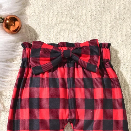 Vista 5 de Aalizzwell Traje floral de manga larga para bebé niña otoño invierno Navidad
