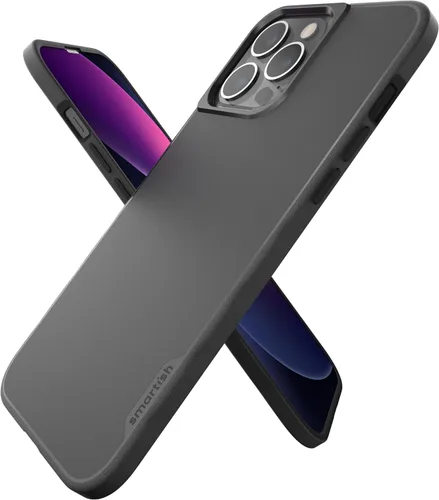 Vista 86 de Smartish® Funda delgada para iPhone 13 Pro - Gripmunk - [ligera + protectora] Funda de agarre fina - Black Tie Affair