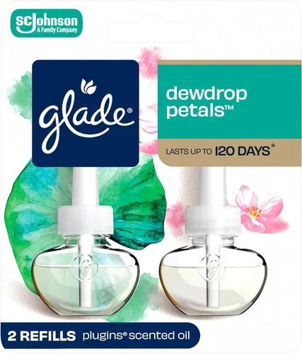 Vista 9 de Glade PlugIns Refills Air Freshener, Scented and Essential Oils for Home and Bathroom, Lavender & Vanilla , 1.34 Fl Oz, 2 Count (Pack of 1)