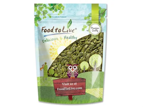 Vista 10 de Pepitas/Semillas de calabaza de Food to Live (Crudas, sin cascara) (8 onzas)