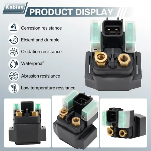 Vista 4 de Raptor 700 Relé solenoide de arranque para Yamaha Raptor 700 700R YFM700 YFM700R Grizzly 700 Rhino 700 FI YXR70F YXR7F ATV Solenoide de arranque