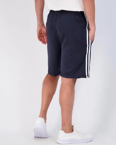 Vista 3 de Real Essentials - Paquete de 5 shorts deportivos para hombre, shorts de rendimiento deportivo con tela Dry-Fit resistentes al sudor