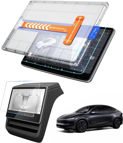 Vista 9 de Protector de pantalla de 15.4 pulgadas para Tesla Model Y Juniper 2025 2026, antirreflejos y 2024-2026 Model 3 Highland Matte Protector de pantalla