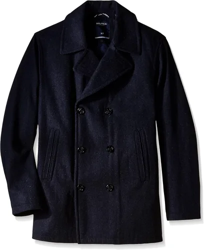 Vista 20 de Nautica Men's Wool Blend Peacoat – Double-Breasted Winter Coat, Regular, Big & Tall Sizes