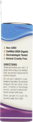 Vista 2 de Wally's Natural Products, Aceite orgánico para el oído con ajo y gordolobo, 1 fl oz - 2pc