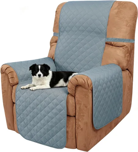 Vista 75 de Fundas para Silla Reclinable Reversibles Funda de Sofá para Mascotas Protector de Muebles Lazy Boy (Silla 23'', Beige/Beige)