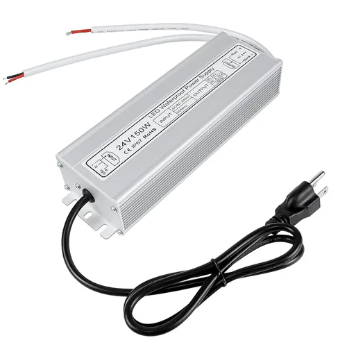 Vista 15 de inShareplus fuente de poder LED, 24V 40W IP67 impermeable para exteriores, transformador de bajo voltaje de CA 90-140V a CC 24V 1.7A, adaptador