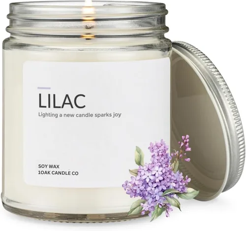 Vista 15 de 1OAK Vela de Manzana - Velas perfumadas de cera de soja (Manzana) - Velas de soja para aromatizar el hogar - Quema larga premium - Hechas a mano