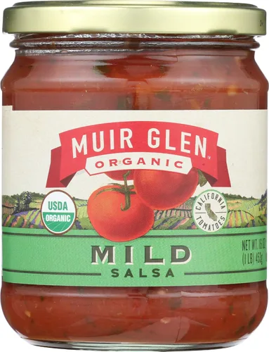 Vista 13 de Muir Glen Salsa mediana orgánica certificada por USDA, 16 onzas