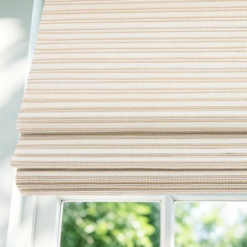 Vista 16 de Persianas Romanas de Bambú Inalámbricas, Persianas para Ventanas, Persianas de Madera Tejida Personalizadas para Ventanas Interiores, Puertas
