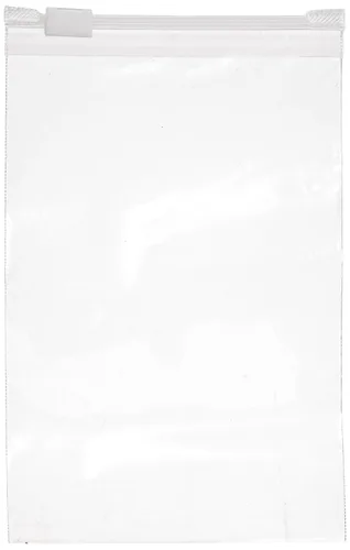 Vista 60 de Aviditi Poly Bolsa con cierre hermético blanco, 10" x 12", Azul, 1000
