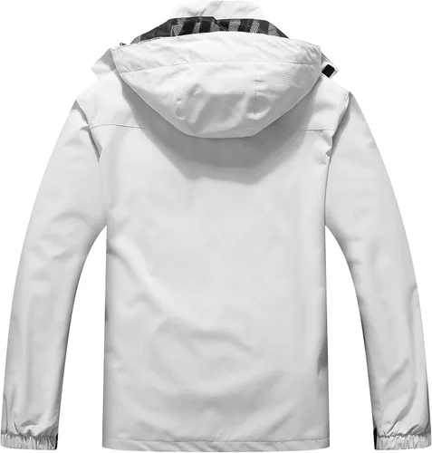 Vista 2 de Chaqueta impermeable y rompevientos para hombre, ligera y transpirable