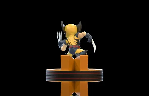 Vista 6 de Marvel's 80th: Wolverine Q-Fig Diorama Figura