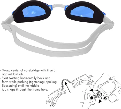 Vista 4 de TYR Gafas de natación para adultos Team Sprint Performance