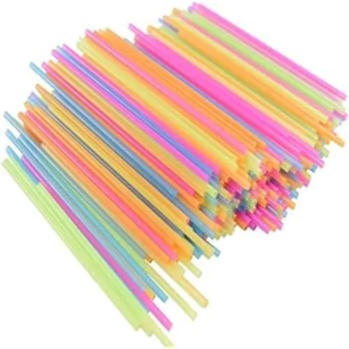 Vista 4 de Mini agitadores de bebidas negros, pajitas de plástico para café y cóctel de 5 pulgadas (500 popotes)