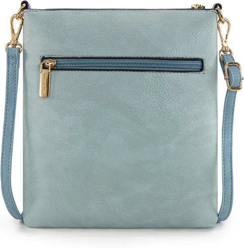 Vista 24 de Montana West Bolsos cruzados para mujer con múltiples bolsillos y correa ajustable