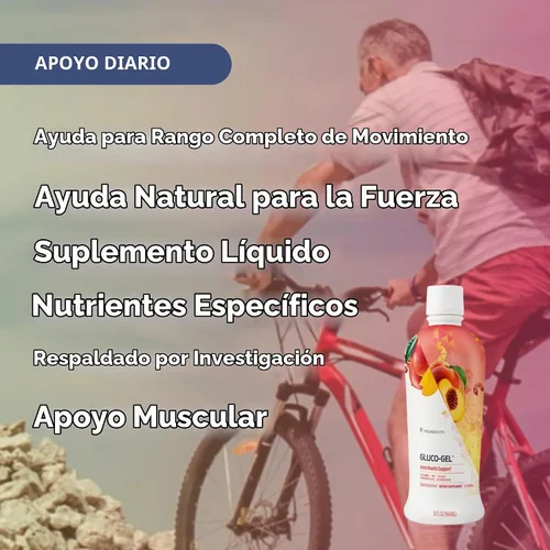 Vista 4 de Youngevity Majestic Earth - Mezcla líquida de gluco-gel para huesos Mezcla de huesos líquida de gran sabor, suplemento diario conveniente, botella