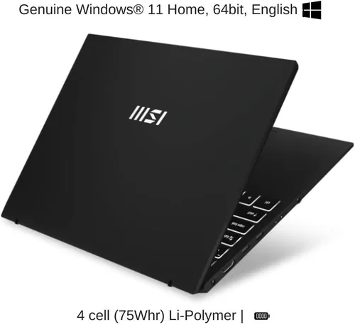 Vista 8 de HIDevolution MSI Prestige 13Evo A12M [Pure White] 13.3 FHD+, 1.2 GHz i5-1240P, Intel Iris Xe, 16GB LPDDR4X-4267, 1 TB PCIe SSD, Windows 11 Home