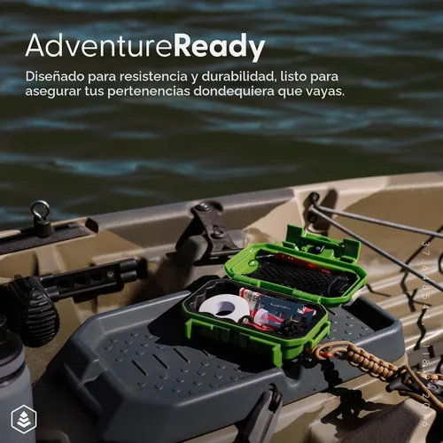 Vista 8 de Evergreen 52 Estuche Protector Impermeable Caja Seca - Viaje Seguro/Especificación Militar/Hecho en EE.UU. - para Cámaras, Camping, Pesca