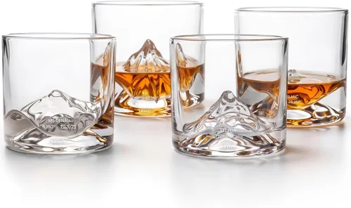 Vista 17 de LIITON Denali Mountain Old Fashioned - Vasos de whisky (2 unidades), regalo