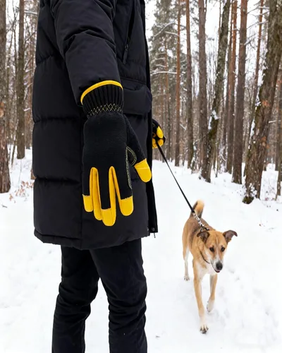 Vista 5 de Insulated Synthetic Leather Winter Work Gloves - 3M Thinsulate, Fleece-Lined, Water-Resistant