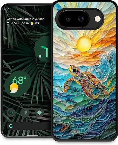 Vista 55 de Compatible con Google Pixel 4A 5G Mobile Case Creative Acrylic Back Panel Silicona Edge Case Slim Protección Especialmente para Google Pixel 4A 5G
