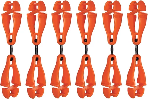 Vista 9 de Ergodyne Squids 3420 Swiveling Glove Clip Holder with Dual Clips