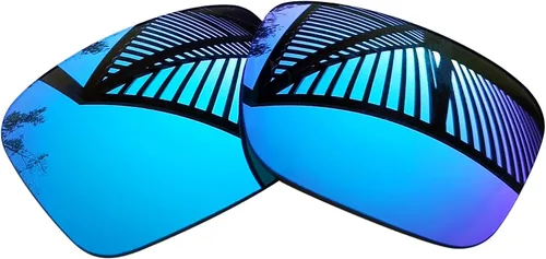 Vista 3 de 4 pares de lentes de repuesto para gafas de sol Oakley Holbrook OO9102/Holbrook Asian Fit (AF) OO9244 – negro sólido, esmeralda, azul hielo y rojo