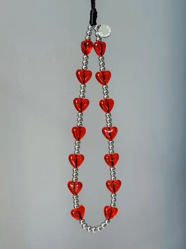 Vista 75 de Drawwind Correa con cuentas para teléfono con pulsera universal, cordón para teléfono celular lindo, pulsera de muñeca con cuentas, cadena de hilo