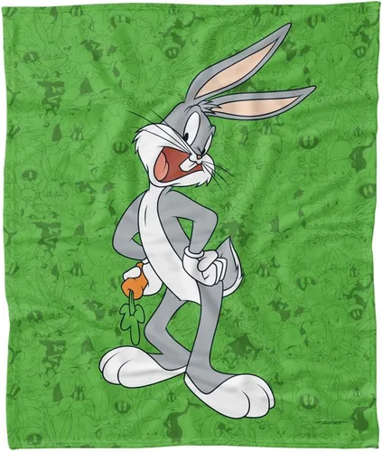 Vista 20 de LOGOVISION Looney Tunes - Manta de forro polar, 36 x 58 pulgadas, diseño de Bugs Bunny