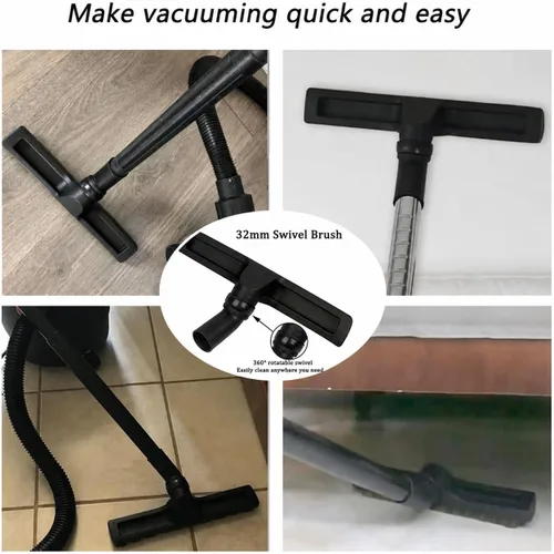 Vista 4 de 11 piezas de accesorios de aspiradora doméstica para accesorios de aspiradora de tienda - Adaptador de manguera de vacío de 2 1/2" a 1 1/4" 11