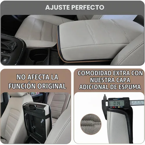 Vista 4 de Muslogy Funda para reposabrazos para Honda CR-V 2023+, grosor regular