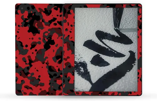 Vista 21 de MightySkins - Skin de fibra de carbono compatible con Amazon Kindle Scribe (2022) - Andrómeda Acabado de fibra de carbono texturizado protector