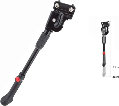 Vista 2 de Soporte de bicicleta ajustable de aluminio, negro-2